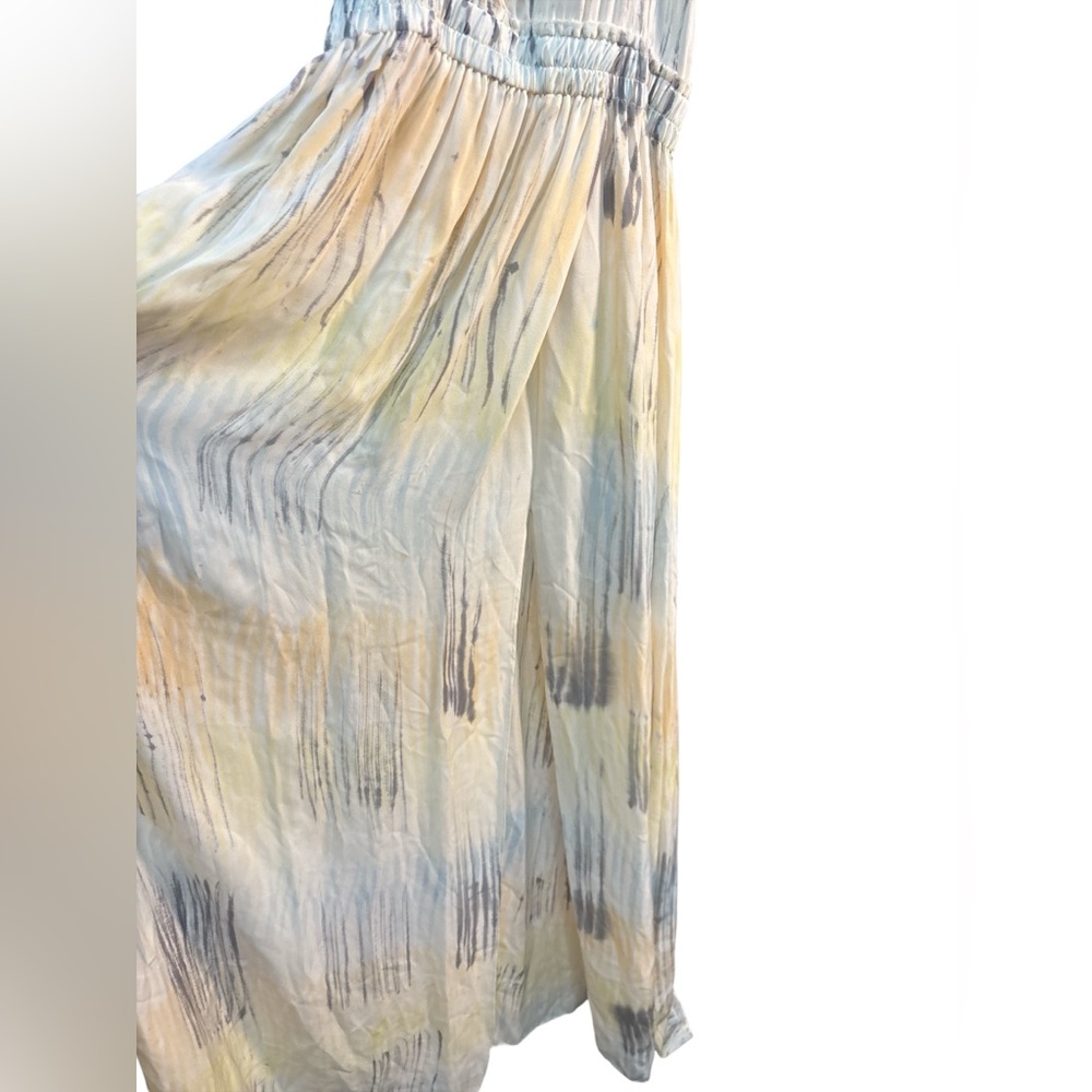 LoveShackFancy Silk Watercolor Maxi Dress Size 2 MSRP $695 - Picture 7 of 11